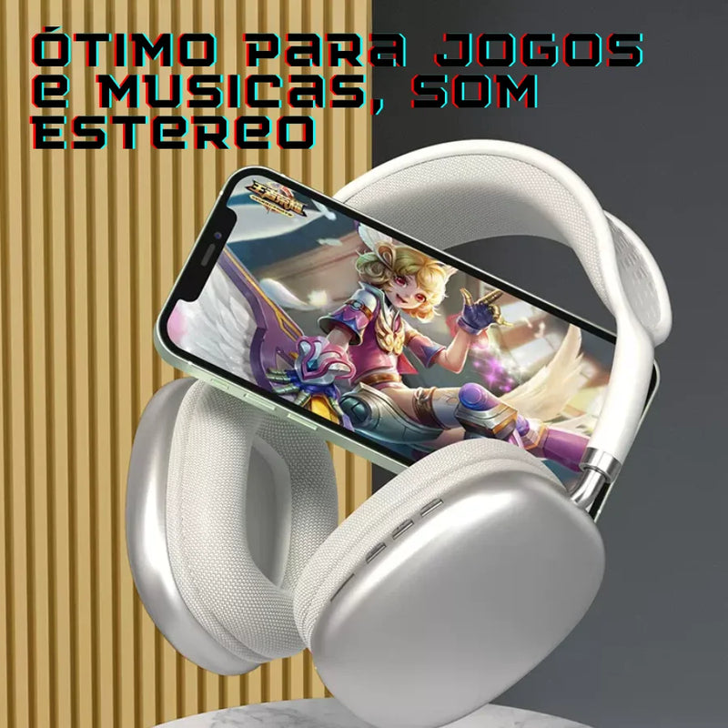 Fone de ouvido P9 Air Sem Fio Bluetooth TWS Estéreo HiFi Multifuncional