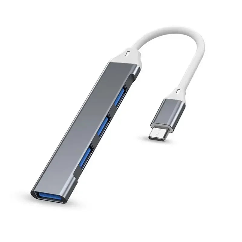 Adaptador USB ou Tipo C 4 Em 1 USB - USB 3.1 para USB 2.0/3.0